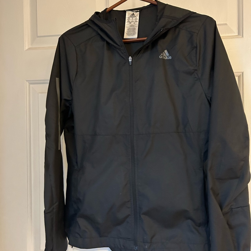 Adidas Black Hooded Jacket